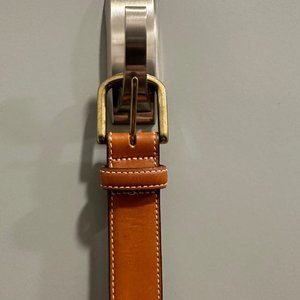 LL Bean Men's Chino Belt Size 38, Color Acorn